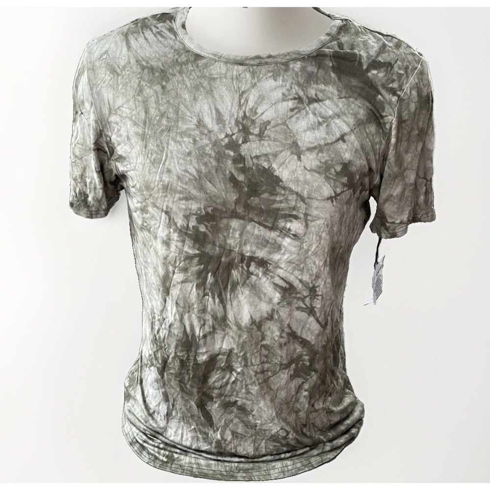 Jackson Green Tie Dye Tee Shirt Size S NWT Soft Short Sleeve Longer Length